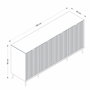 Hanah Home Luxe Consola Arenisca